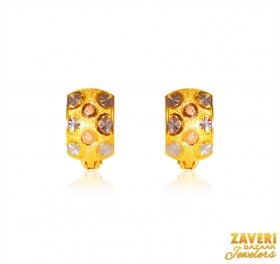 22 Karat Gold Clipon  ( Gold Clipon Earrings )