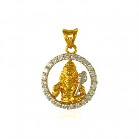 Hanuman Jee 22kGold Pendant