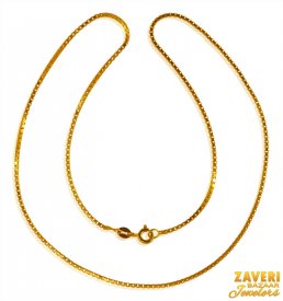 22 Karat Gold Chain 16in