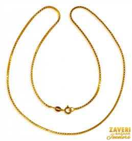 22 Karat Gold Chain 16in