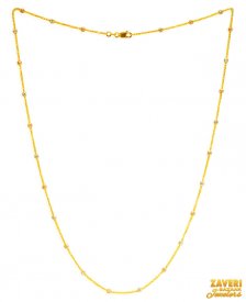 22Kt Gold Multi Tone Fancy Chain