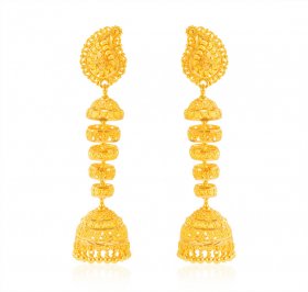 22Karat Gold Long Earrings