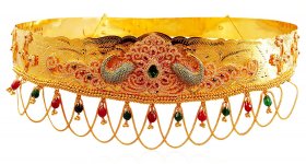 22k Gold Peacock Vaddanam ( Kammar Patta ( Vaddanam ) )