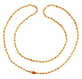 22Kt Gold Tulsi Mala ( Long Chains (Ladies) )