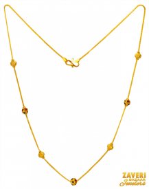 22kt Gold Balls Chain