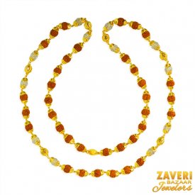 22 Kt Gold Rudraksh Mala  ( Mens Gold Chain )