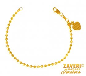 22K Gold Bracelet  ( 22K Ladies Bracelets )