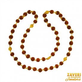 22 Kt Gold Rudraksh Mala ( Mens Gold Chain )