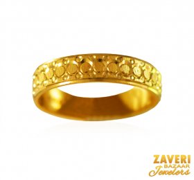 22K Gold Fancy Band