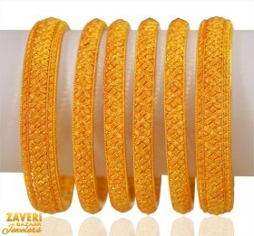 22K Gold Traditional Bangle set ( Gold Bangle Sets )