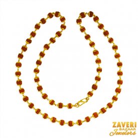 22 Karat Gold Rudraksh Mala 