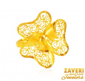 22KT Gold Fancy Ladies Ring ( 22K Gold Rings )