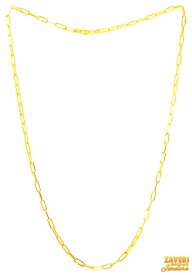 22Kt Gold Paper Clip Chain