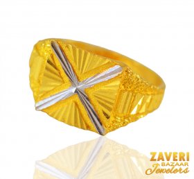 22 Karat Gold Mens Ring